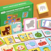 Animals Mathing Game for ToddlerMontessori Puzzle Playthings Early Develop Matching and Motor Skills Jigsaw ideal Birthday Present orange
