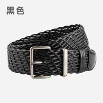 Vintage Hong Kong Style Woven Women'S Belt Casual Student Jeans Women'S Decorative Belt 105cm gray
