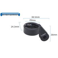Magicshine RN120 Taillight Two-Pin Female Connector for Cycling Saddle Bag Pad Arch Accessories black