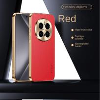 For Huawei Honor Magic 7 Pro Case Luxury PU Leather plating Lens Protective Back Cover Case For Magic 7 6 5 Pro 7 lite Shell For Magic 5 ruda
