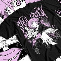 Soul Eater Death The Crona Tshirt Unisex Gift For Friends10 3XL gray
