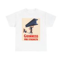 Men's and Women's T-shirts Guinness For Strength Graphic L beige