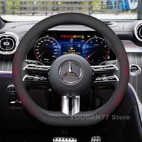 Odinis automobilio vairo užvalkalas Mercedes-Benz C-Class EQE EQB GLC 2023-2026 Automobilio Mercedes-Benz EQE Priedai 2025 BG1 black