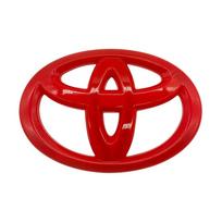 Emblema 6,5x4,5cm Lipdukas Toyota Corolla Camry RAV4 Yaris Vios Hilux Prius CHR Automobilio Vairo Rato Centrinis Logotipas Stilius NH0 sidabras