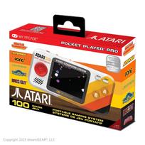 My Arcade Atari Pocket portable video game system 100 games 2.75-inch color display ergonomic design Retro birthday gift collectibles.