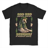 Unisex Unisex Brainrot Brr Brr Patapim T Shirts Italian Meme Pure Cotton Tops Unique Crew Neck Tees Graphic Printed Tshirt XL blue