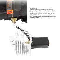 Hotend Kit Replacement for Centauri Carbon 3D Printer 0.4mm Bimetal Nozzle 60W Ceramic Heating Plate Extruder Hot End Kit black