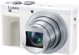Panasonic LUMIX DMC-TZ85-W Compact Digital Camera, White, 30x Optical Zoom, 4K Video Recording, 18.1MP balta