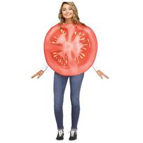 Pomidoro cosplay kostiumas, suaugusiems One size fits all adults raudona