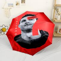 Ronaldo ikoninis numeris Nešiojamas automatinis skėtis Sulankstomas skėtis su 8 šonkauliais tvirta konstrukcija Puikiai tinka lauko nuotykiams Elegantiškas skėtis