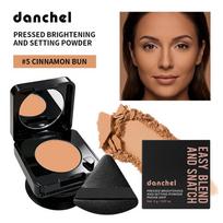 Danchel Presuoti pudros telefono laikiklis Mini kompaktiškas nešiojamas fiksavimo pudra 2g beige