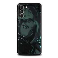Valorant Hot Game Quality Phone Case For Samsung Galaxy S23 S22 S20 FE S10 Plus S21 Ultra 5G S10E S9 S8 10 Lite 20 Black Cover Samsung S22 5G black