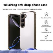 Prabangus atsparus smūgiams permatomas telefono dėklas, skirtas Infinix Hot 60 Pro Plus 60i Smart 10 9 8 Pro Plus Smart9 HD Clear minkštas buferinis dangtelis Infinix Smart 10 ruda