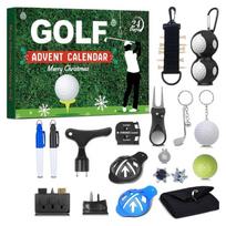Golf Themed Efficient Advent Calendar With User Friendly Plastic Design For Year Round Holiday Countdowns Decors 1 black