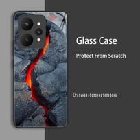 For Realme 15 Pro 15Pro 5G Case Cover Tempered Glass Case Hard Coque Bumper For Realme note 70 70T 15T Narzo 80 Lite 4G Case Narzo 80 Lite 4G black