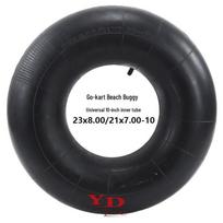 All-Terrain Vehicle (ATV) 10-Inch Tire Inner Tube for Four-Wheeled Beach Kart 23x8.00/21x7.00-10 Inner Tube (Universal 10 inch) black