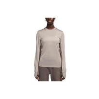 Nike ACG Dri-FIT ADV Goat Rocks Logo Color Block Crew Neck Long Sleeve T-Shirt Women Tops Olive-Gray DQ5852-087 M gray