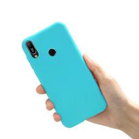 Originalus telefono dėklas Huawei Honor 8A Kameros apsauginis dangtelis Huawei Honor 8A Y6 Y6S 2019 Matiniai silikoniniai dėklai Fundas Y6 2019 juoda