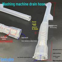 Overflow Drain Pipe for Little Swan Washing Machine TB62/TB70/TB80/XQB50 white