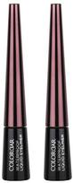 Colorbar Waterproof Opaque Liquid Eyeliner Opaque Finish - Black, 2.5ml (Pack of 2)