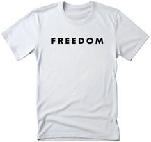 Freedom Statement White T-shirt L white