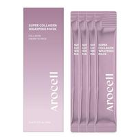 Arosel Super Collagen Wrapping Mask 5ml x, 5ml x 4 pads gray