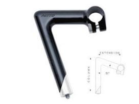 NITTO NP (Pearl) Black 26.0mm Handlebar Stem 100mm juoda