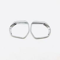 3d Parts For Toyota Yaris Cross     Rearview Mirror Rear View Mirrors Rain Eyebrow Frame Trims Abs Car Auto Carbon Black B gray