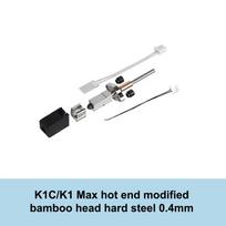 New Upgrade Hotend For Creality K1C/K1 MAX Ceramic Heating Block Quick-Swap One-Piece Nozzle Kit Brass Hard 3D Printer Parts A6 black