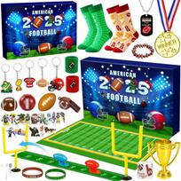 3D futbolo Advento kalendorius One Size blue