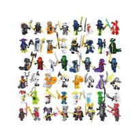 48vnt./rinkinys Ninjago minifigūrėlės Mini figūrėlės Statybiniai kaladėlės Vaikams Žaislai