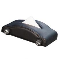 Creative Car Shape Tissue Box Simulated Tire Car Leather Tissue Organizer  Office juoda