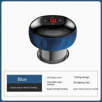 Cupping Device, Household Intelligent Whole Body Dredging, Hot Compress, Scraping, Meridian Brush, Vacuum Cupping and Dehumidification Artifact English packaging black