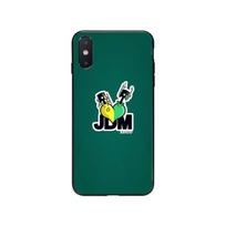 Sticker Bomb Eat Sleep JDM  For iphone 14 13 Pro Max 12Pro 12 11 ProMax XS MAX X XR SE2 8 7 plus iphone 14ProMax black