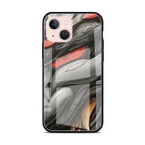 Glass Case For Apple iPhone 14 13 Pro 11 12 7 8 Plus SE 2022 XR X XS Max 6 6S Tempered Phone Cover Samurai Oni Mask Cool iPhone 6 6S black