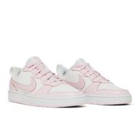 Nike Court Borough Low 2 SE GS Balti Rožiniai Putplasčiai DQ0492-100 Vaikų batai EU 40 rožinė