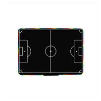 Essential Tool For Football Coaches Magnetic LCD Tacticals Board For Strategy Layout Player Guidance On 20 Inch Screen Includes Touch Pen Erase Button 1 gray