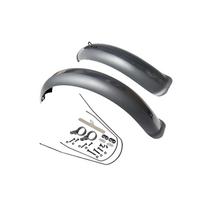 20  x4.0 Bike Fenders Fat Tire Mud Guards Fender Set Mudguards For BMX Folding Snow E-Bike Bicycle MTB Cycling Set Accessories 20X4.0 Grey gray