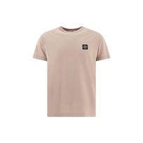 STONE ISLAND Logo Patch T-Shirt 'Dove Grey' Men's 101524113-V0092 M beige