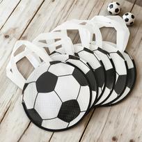 Football Gift Bags Reusable Gift Bags Football Themed Party Gift Wrapping Bags 6pcs gray