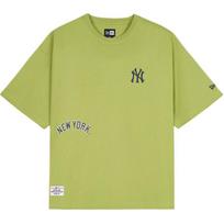 New Era SS26 MLB New York Yankees Sports Summer Drink Fun Print Short Sleeve T-Shirt Unisex T-Shirt 14905190 XL beige