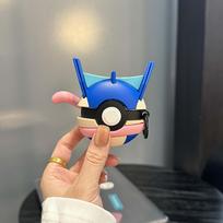 Koga Ninja Frog Elf Ball AirPods pro1 Apple Bluetooth Headphone Case 1/1/1 Generation Pokémon Case AirPods 4(2024) blue