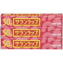 Saran Wrap 22cm x 50m Japanese Cling Film Kitchen Food Bulk 3-Pack Made in Japan yellow