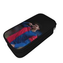 Lamine Y-Yamal  Pencil Cases Lovely Football Soccer Bags Girl Boy Large Storage School Supplies Gifts Pencilcases 21x10.5x5cm black