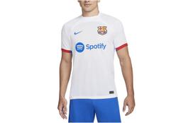 Nike Dri Fit F.C. FC Barcelona Futbolo Marškinėliai Vyriški Balti DX2686-101 S white