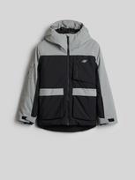 4F Snowboardo striukė membrana 8000 berniukams - pilka 164