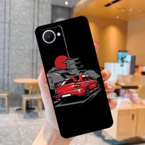 JDM Car Evo Case For Realme C55 C33 C31 C35 C30 C11 C15 C25s C21Y GT Neo 5 3T 2T 8 9 10 11 Pro Plus Realme 10 Pro brown
