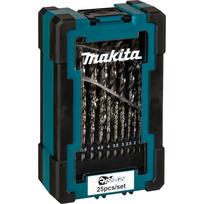 Metalo grąžtų rinkinys Makita D-78368 HSS-GS, 1–13 mm, 25 vnt.
