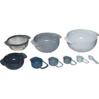 Dubenėlių ir matavimo indų rinkinys Joseph Joseph Nest 9 Plus, 9 dalių, mėlynas