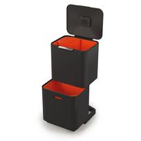 Rūšiavimo šiukšliadėžė Joseph Joseph Totem Max 60L, juoda